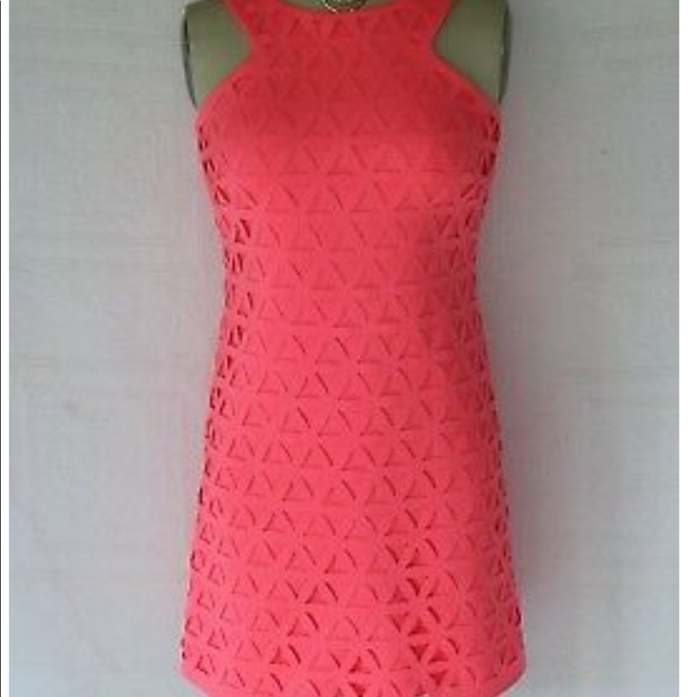 Lily Pulitzer Mango Laser Cutout Dress